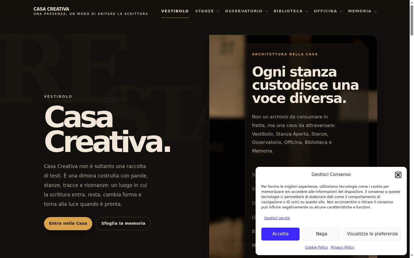 Captură de ecran a bannerului de consimțământ afișat înainte de orice interacțiune