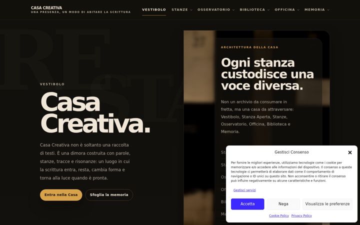 Ekrano kopija casa-creativa.it