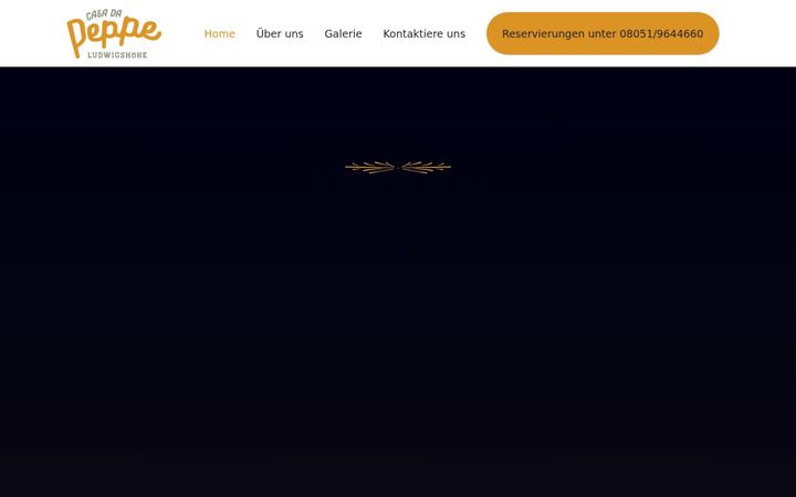 Screenshot of casa-da-peppe.de