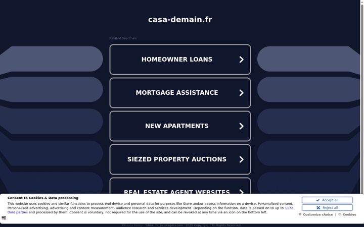 Zrzut ekranu casa-demain.fr