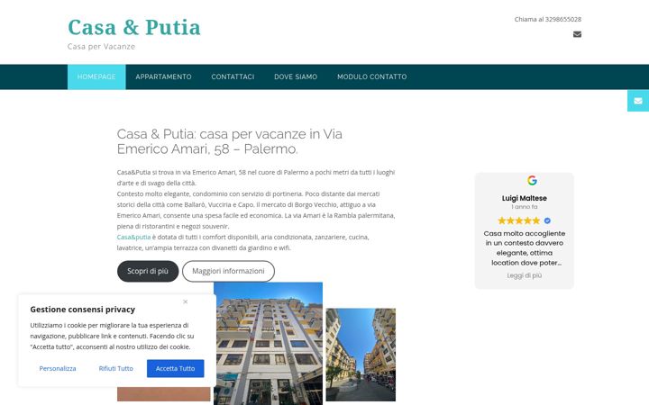 Ekrano kopija casa-e-putia.it