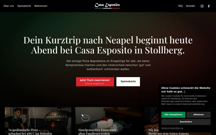 Screenshot of casa-esposito.de