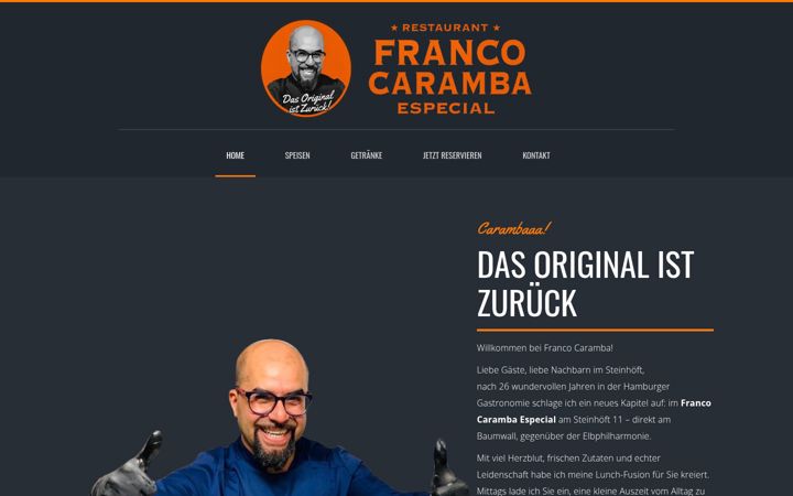 Snímek obrazovky casa-franco.de