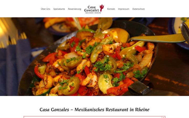 Snímek obrazovky casa-gonzales.de