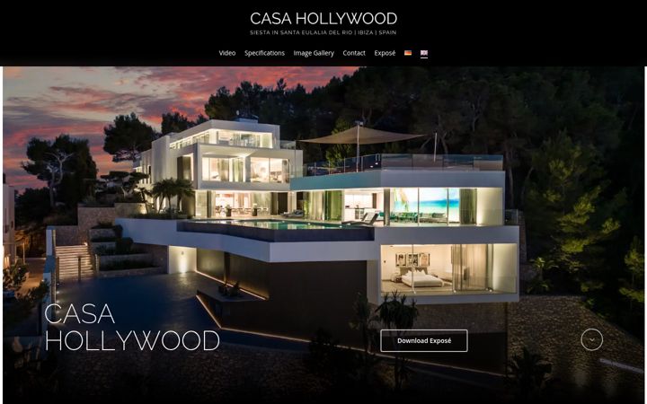 Screenshot of casa-hollywood.com