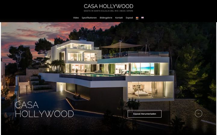Screenshot of casa-hollywood.de