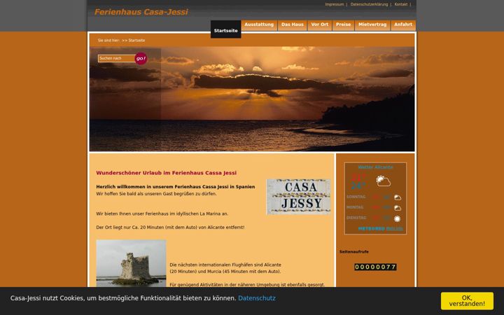 Screenshot of casa-jessi.de