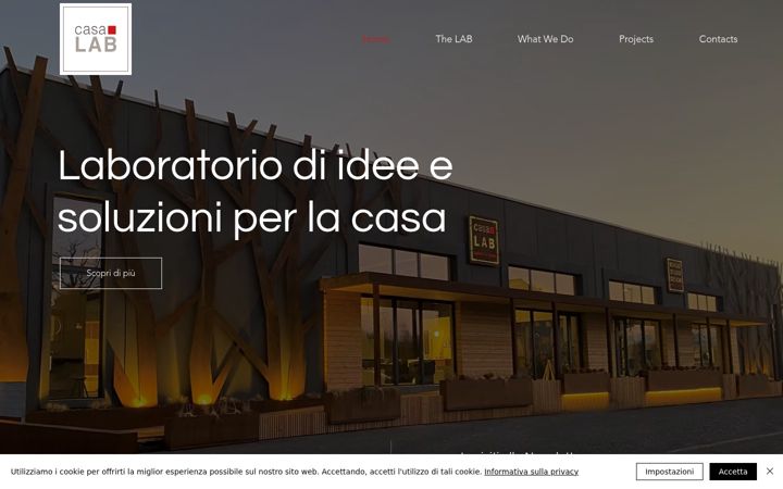 Screenshot of casa-lab.it