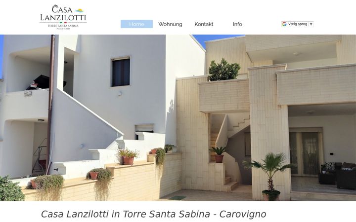 Screenshot of casa-lanzilotti.de