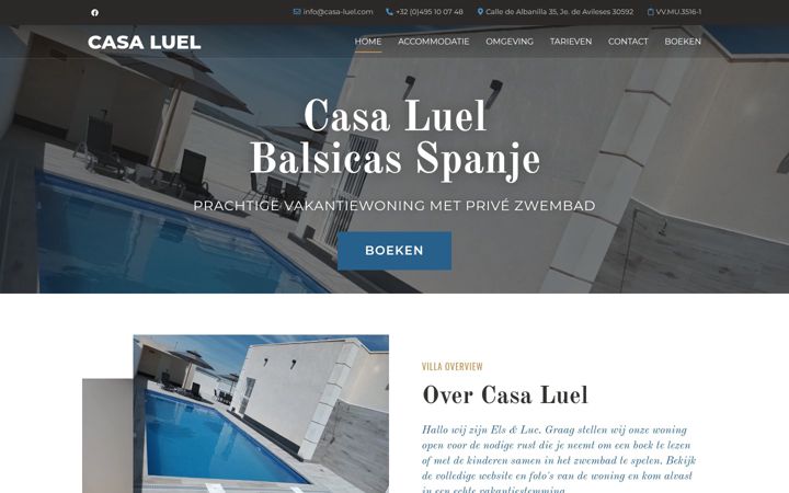 Screenshot of casa-luel.com