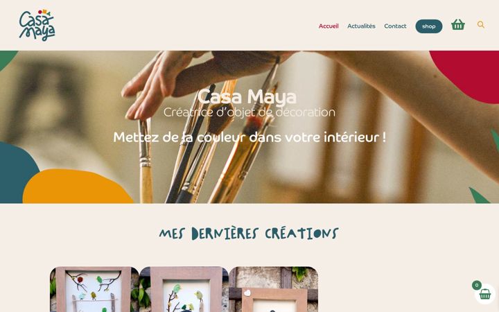 Screenshot of casa-maya.fr