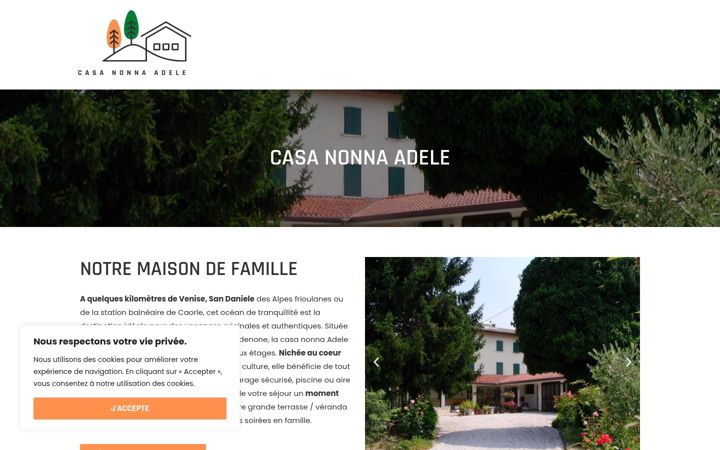 Screenshot of casa-nonna-adele.com