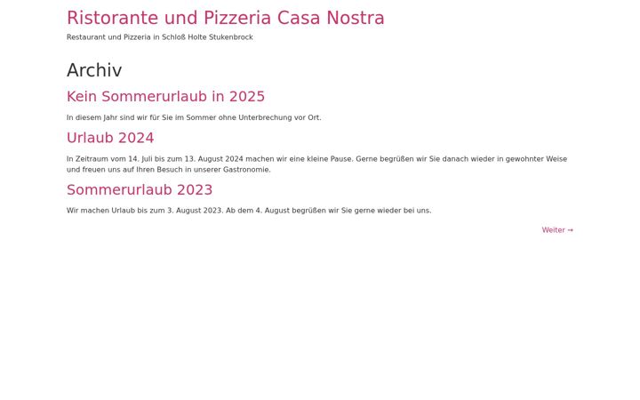 Screenshot of casa-nostra-shs.de