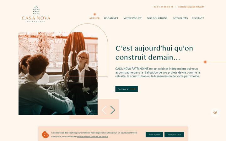 Screenshot of casa-nova.fr