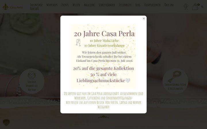 Screenshot of casa-perla.de