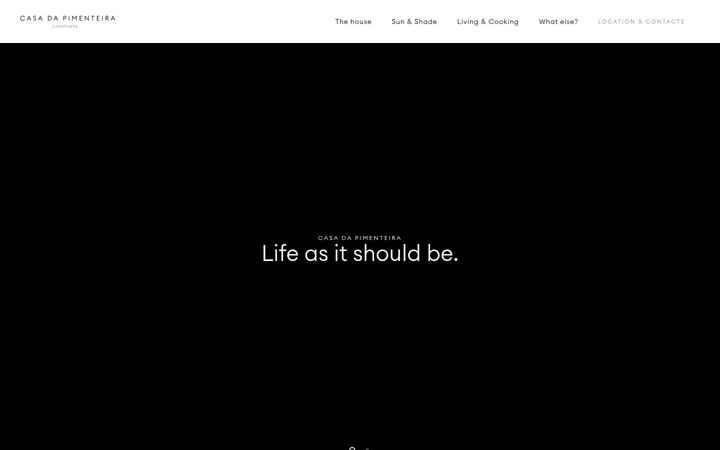 Screenshot of casa-pimenteira.com
