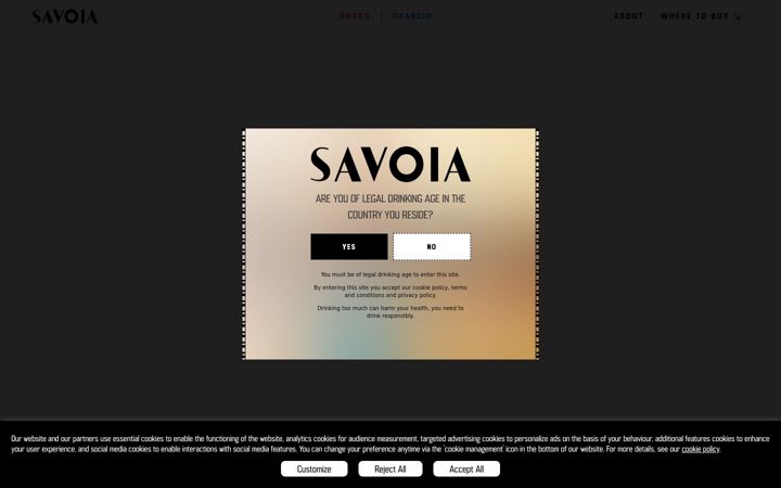 Screenshot of casa-savoia.com