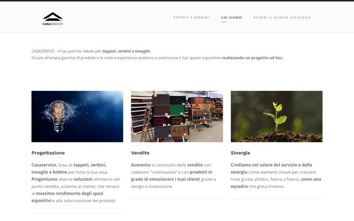 Screenshot of casa-service.it