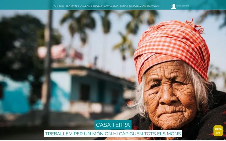 Posnetek zaslona casa-terra.org