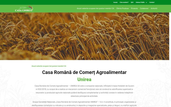 Screenshot of casa-unirea.ro
