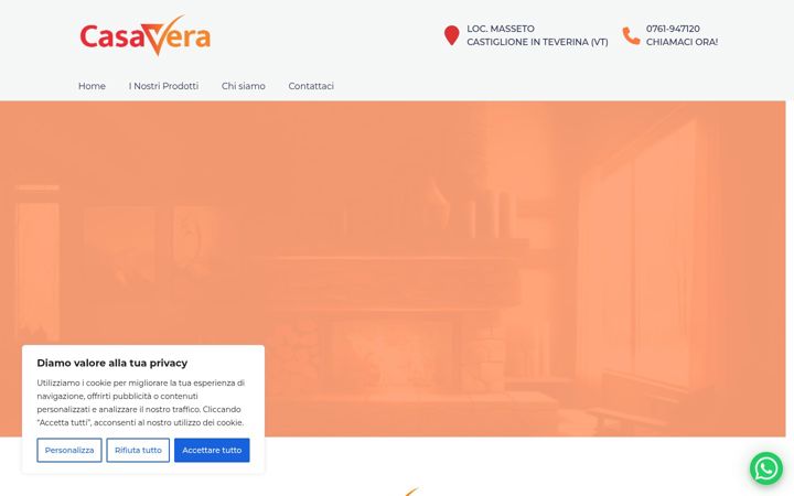 Snímek obrazovky casa-vera.net