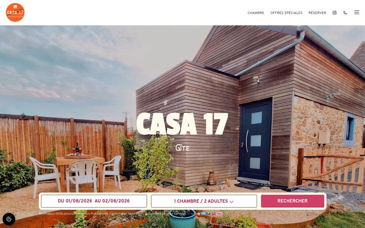 Screenshot of casa17.be
