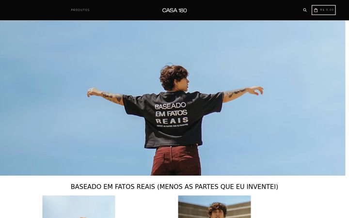 Captură de ecran a casa180.com.br