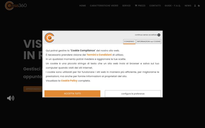 Screenshot of casa360.net