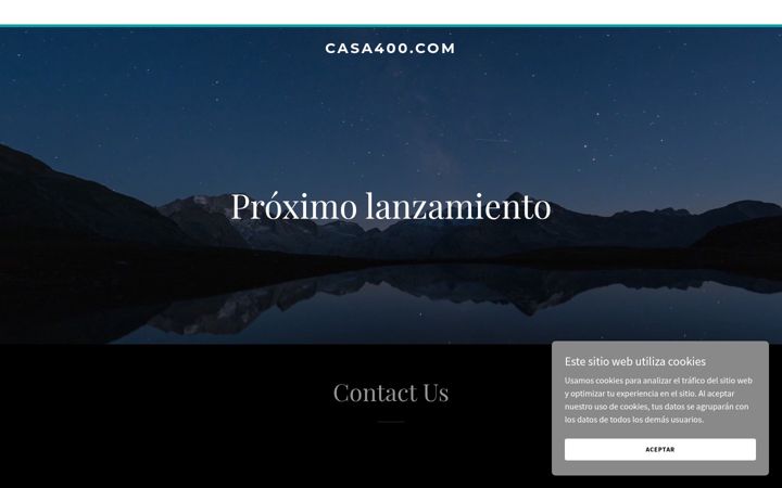 Screenshot of casa400.com