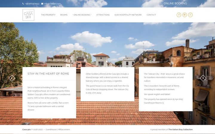 Screenshot of casa901.com