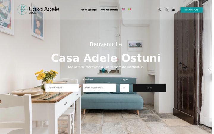 Screenshot of casaadeleostuni.it