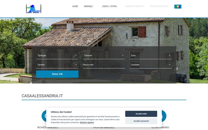 Screenshot of casaalessandria.it
