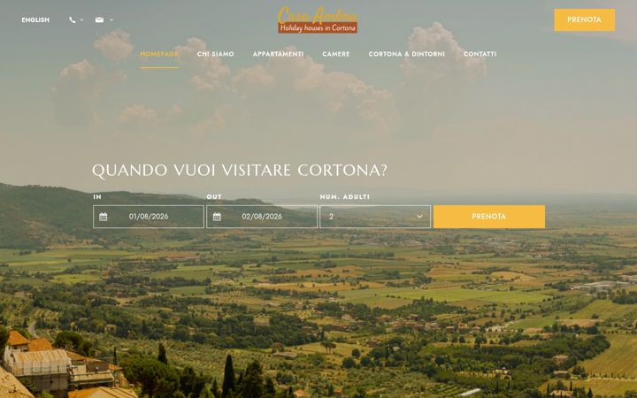 Screenshot of casaambra.it