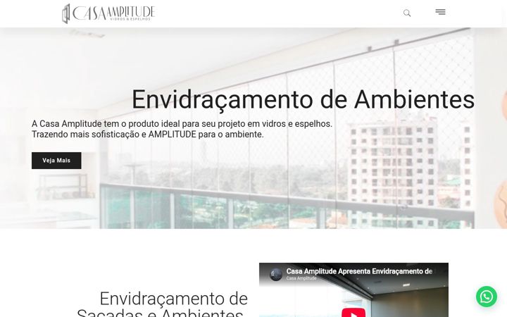 Captură de ecran a casaamplitude.com.br