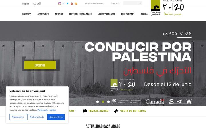 Screenshot of casaarabe.es