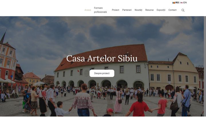 Skärmbild av casaartelor.ro