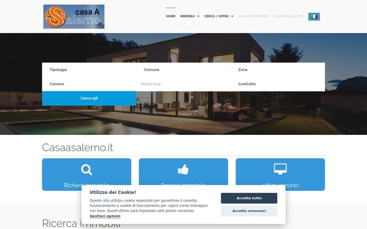 Screenshot of casaasalerno.it