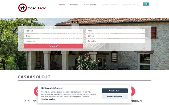 Screenshot of casaasolo.it