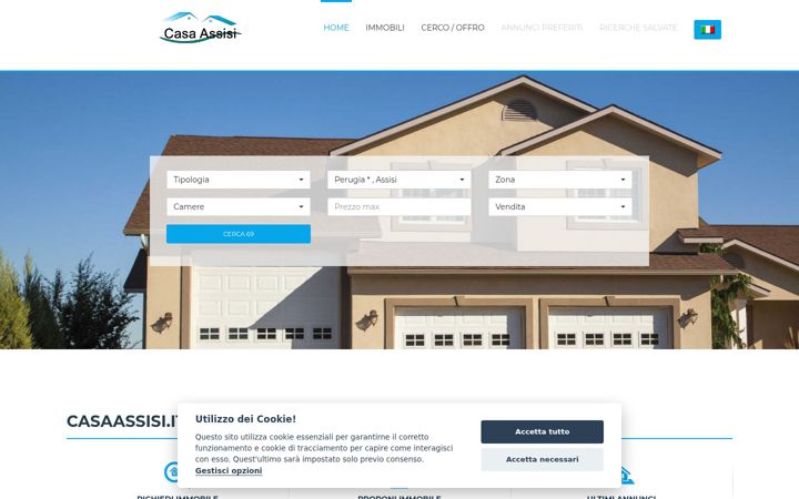 Screenshot of casaassisi.it