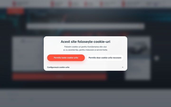 Screenshot of casaauto-rulate.ro