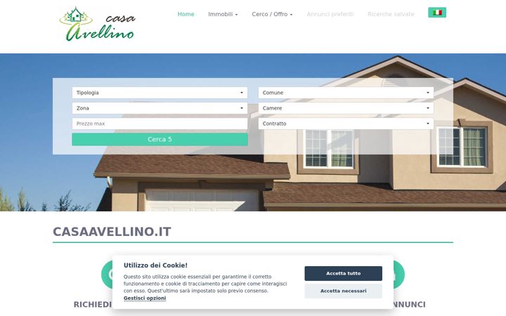 Screenshot of casaavellino.it