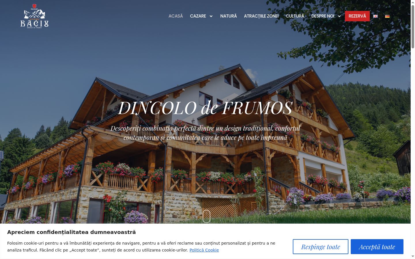 Capture d'écran de la bannière de consentement affichée avant toute interaction