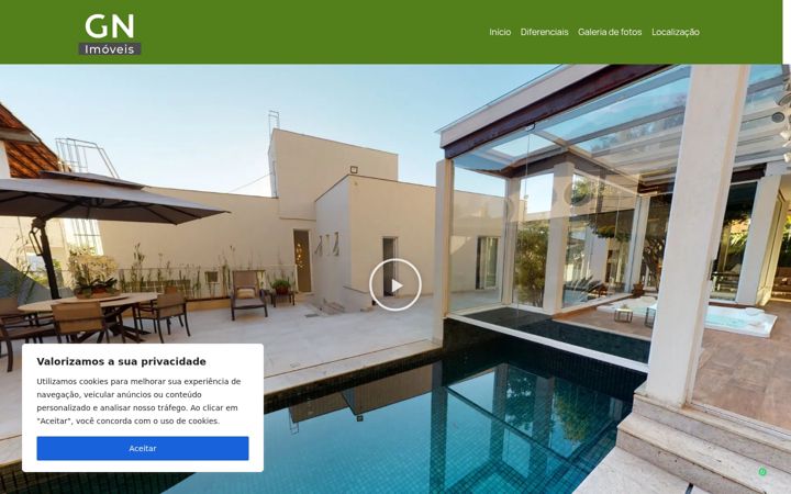 Captură de ecran a casabairromangabeiras.com.br
