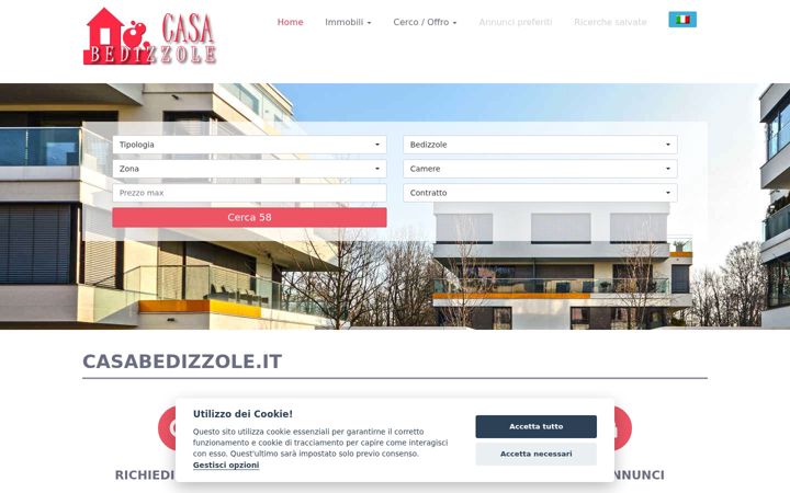 Screenshot of casabedizzole.it