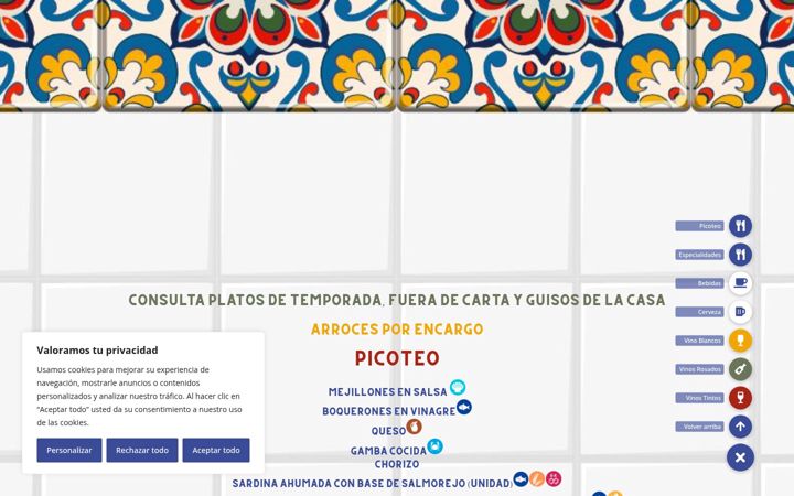 Screenshot of casabegona.es