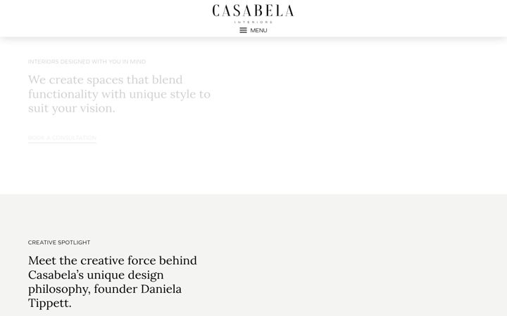 Skjermbilde av casabela.com.au