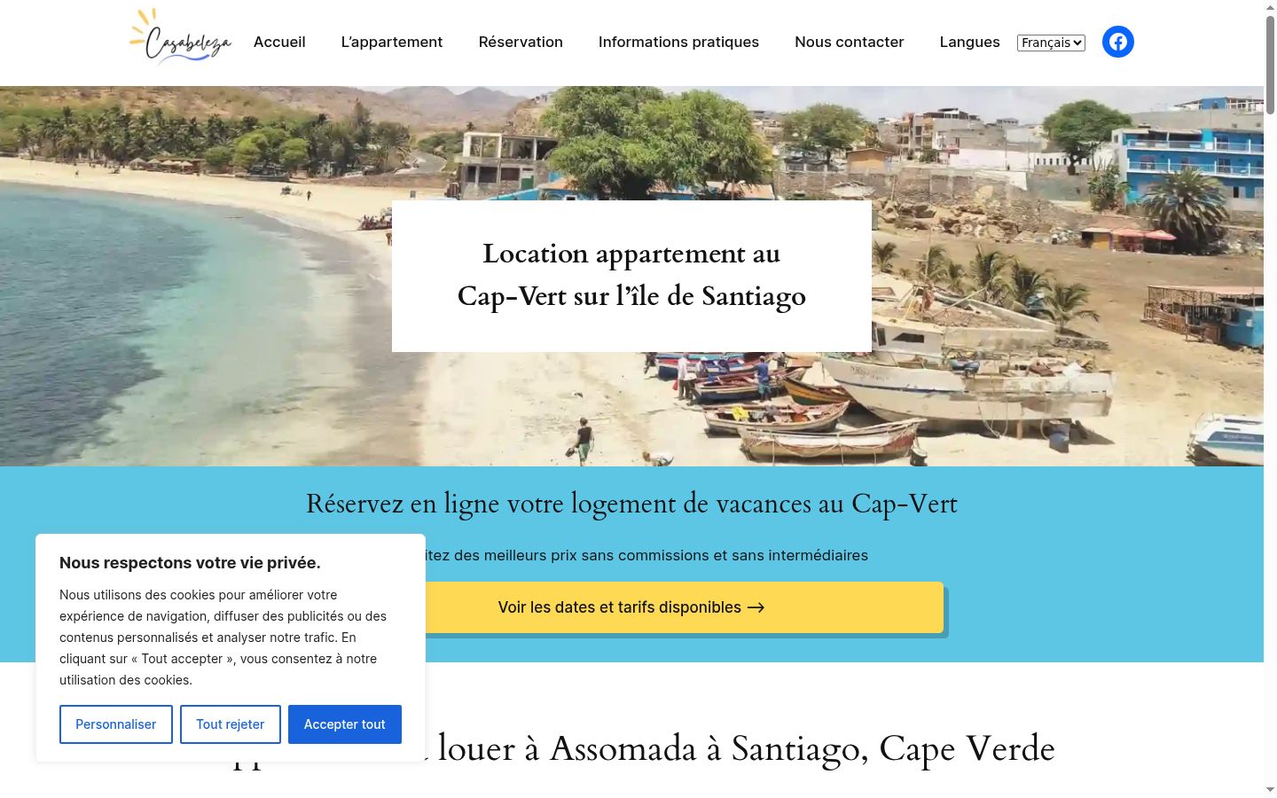 Screenshot tal-banner tal-kunsens muri qabel kwalunkwe interazzjoni