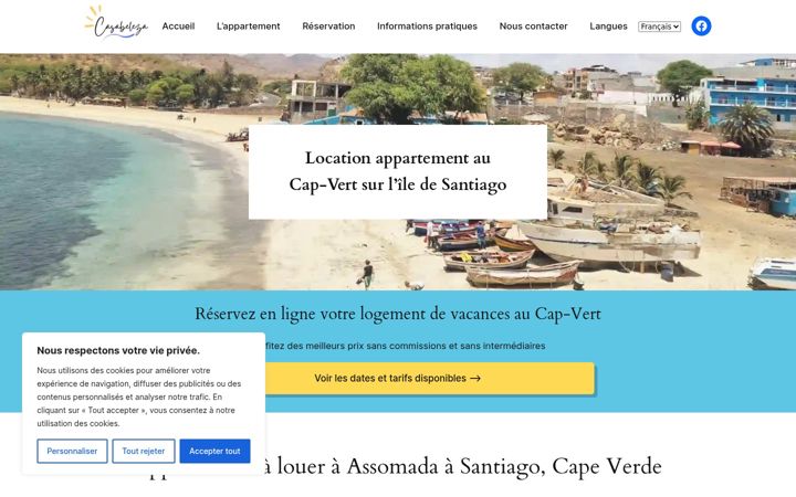 Screenshot of casabeleza-cape-verde-location.com