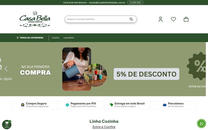 Ekrano kopija casabellautilidades.com.br