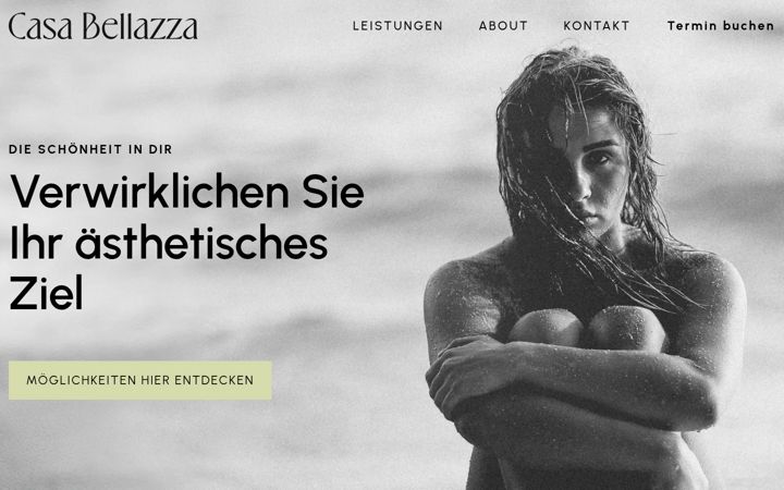 Ekrano kopija casabellazza.de